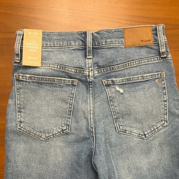 Madewell Perfect Vintage Jeans size 24 Denman Wash - Picture 7 of 9
